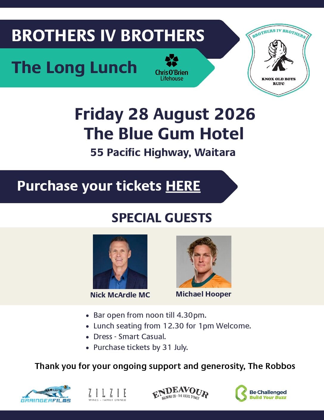 Brothers IV Brothers - The Long Lunch - 2026